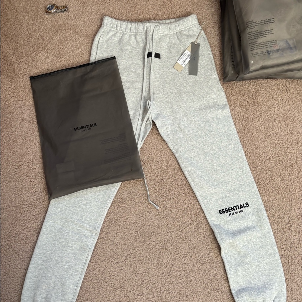 COPY - Essentials Light Oatmeal Joggers